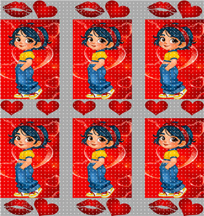 Pen sticker-F 2634